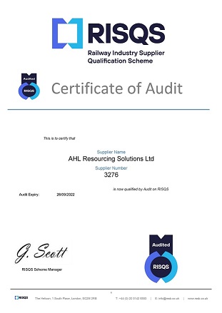 AHL RISQS Continuous accreditation